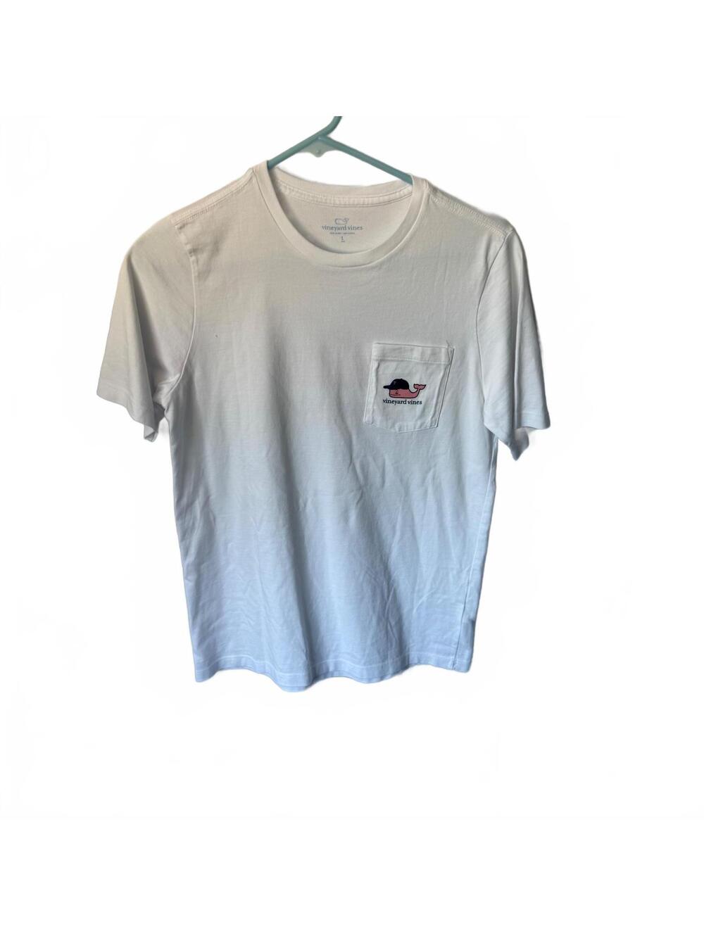 Vineyard Vines White Pocket T-Shirt with Minnesota Twins logo size Large